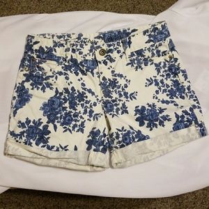 Tommy Hilfiger floral denim shorts